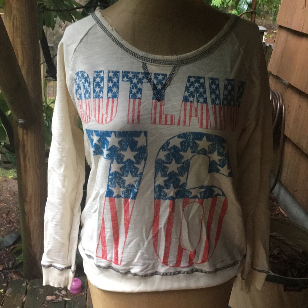 Midnight Rider size L l/s shirt “Outlaw 76” NWOT